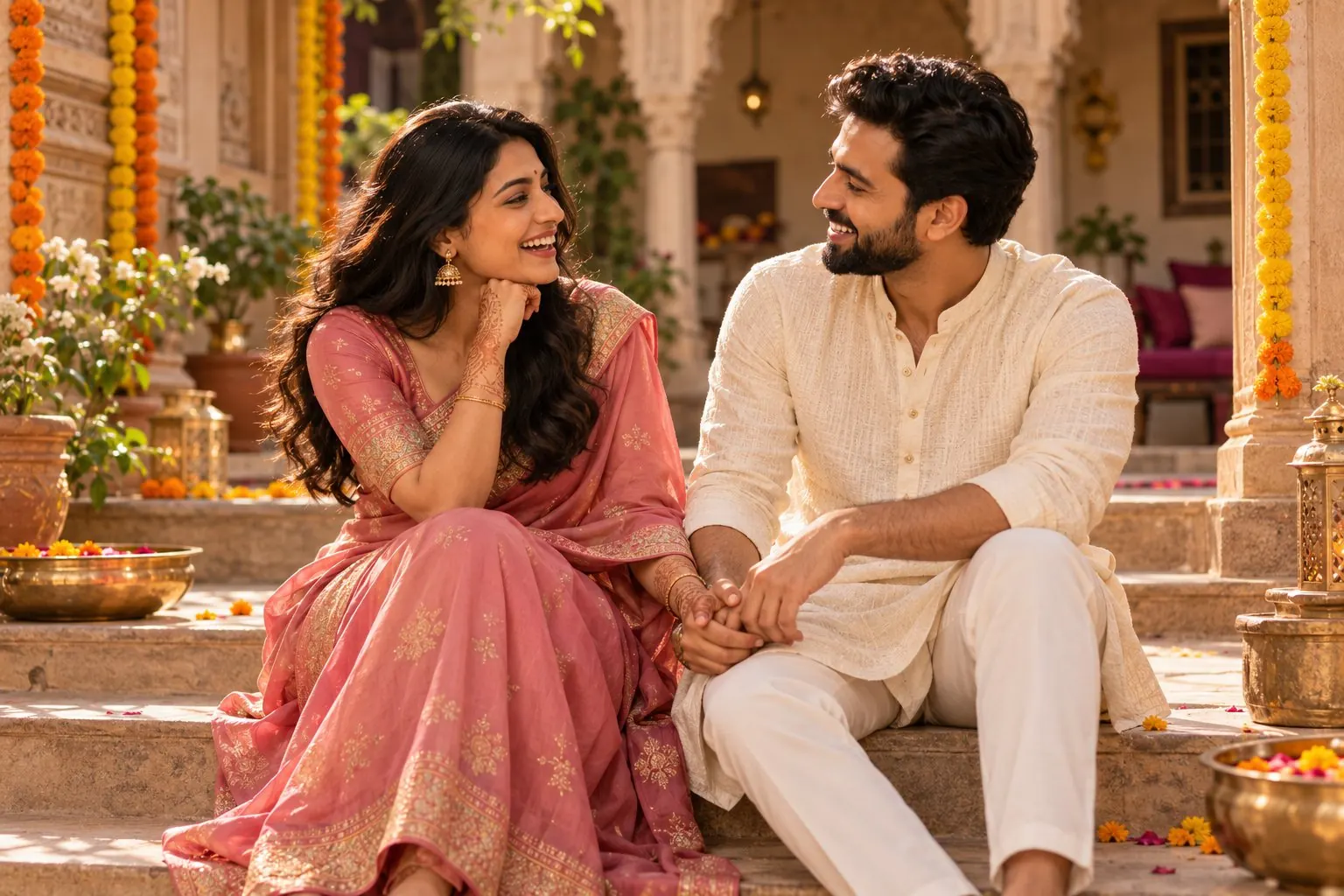 Before the Wedding: an Indian couple putting it into practice
